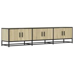 Berkfield Home TV Cabinet Sonoma Oak 180x35x41 cm Engineered Wood in Light Tan - Size: 180 x 35 x 41 cm - thumbnail 1