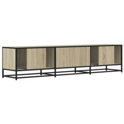 Berkfield Home TV Cabinet Sonoma Oak 180x35x41 cm Engineered Wood in Light Tan - Size: 180 x 35 x 41 cm - thumbnail 6