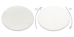 RugsX Buenos Rug in White - Size: 80 cm diameter - thumbnail 2