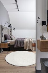 RugsX Buenos Rug in White - Size: 80 cm diameter - thumbnail 5