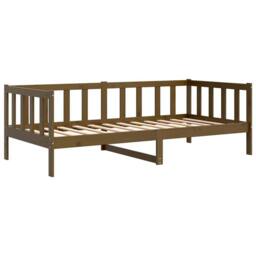Berkfield Home Day Bed Honey Brown Solid Pinewood 90x200 cm - thumbnail 3