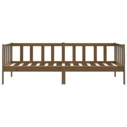 Berkfield Home Day Bed Honey Brown Solid Pinewood 90x200 cm - thumbnail 5