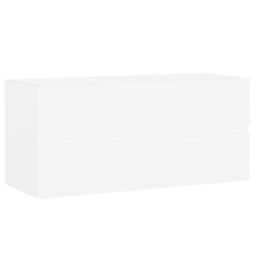 Berkfield Home Sink Cabinet White 100x38.5x45 cm Engineered Wood - thumbnail 2