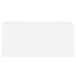Berkfield Home Sink Cabinet White 100x38.5x45 cm Engineered Wood - thumbnail 5