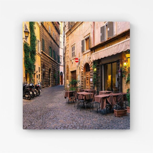 "Warren Reed - Designer Cozy Rome Street Canvas - Size: W30"" x H30""" - image 1