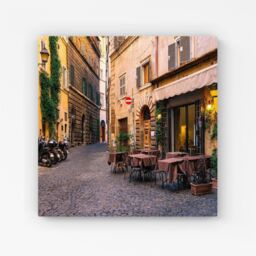 "Warren Reed - Designer Cozy Rome Street Canvas - Size: W30"" x H30""" - thumbnail 1