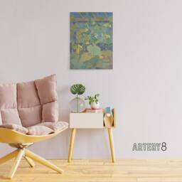 "Artery8 Greenhouse Ornamental Gourds Canvas Wall Art Print van Hoytema in Green - Size: W18"" x H24""" - thumbnail 3
