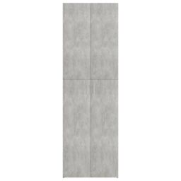 Berkfield Home Office Cabinet Concrete Grey 60x32x190 cm Engineered Wood - Size: 60 x 32 x 190 cm - thumbnail 6