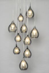 BHS Lighting Carmella Ceiling Pendant Light in Silver