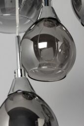 BHS Lighting Carmella Ceiling Pendant Light in Silver - thumbnail 3