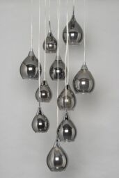 BHS Lighting Carmella Ceiling Pendant Light in Silver - thumbnail 2