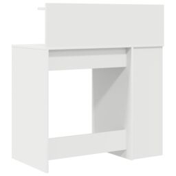 Berkfield Home Desk with Storage White 90x48x101.5 cm Engineered Wood - thumbnail 6