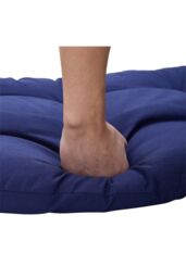 H&O Direct 130cm W x 50cm D Benches Seat Cushion in Navy - Size: 130 cm W x 50 cm D - thumbnail 5