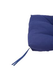 H&O Direct 130cm W x 50cm D Benches Seat Cushion in Navy - Size: 130 cm W x 50 cm D - thumbnail 6