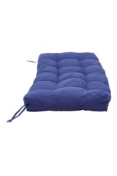 H&O Direct 130cm W x 50cm D Benches Seat Cushion in Navy - Size: 130 cm W x 50 cm D - thumbnail 4