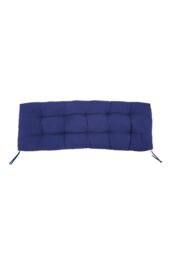 H&O Direct 130cm W x 50cm D Benches Seat Cushion in Navy - Size: 130 cm W x 50 cm D - thumbnail 2