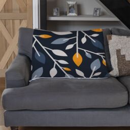 Benjamin Tate Design Geometric Abstract Blanket in Natural - Size: 120 cm x 150 cm - thumbnail 2
