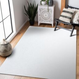 RugsX Anti-Slip Rumba Rug in White - Size: 80 cm x 100 cm - thumbnail 3