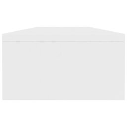 Berkfield Home Monitor Stand White 100x24x13 cm Engineered Wood - Size: 100 x 24 x 13 cm - thumbnail 5