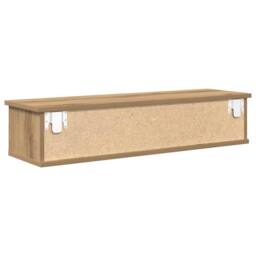 Berkfield Home Wall Cabinet Artisian Oak 88x26x18.5 cm Engineered Wood in Brown - thumbnail 6