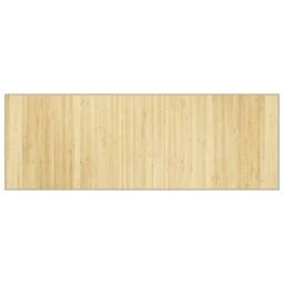 Berkfield Home Rug Rectangular Light Natural70x200 cm Bamboo in Natural - Size: Medium