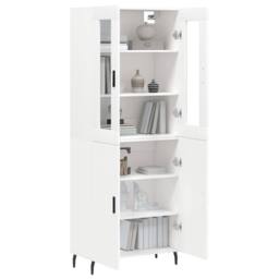 Berkfield Home Highboard White 69.5x34x180 cm Engineered Wood - thumbnail 3
