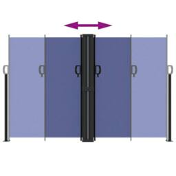Berkfield Home Retractable Side Awning Blue 160x1200 cm - thumbnail 5
