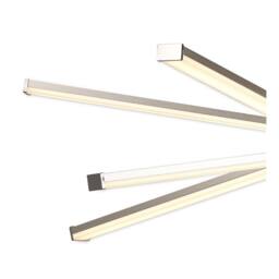 Netlighting Star Pendant Chrome 69cm 3700lm 42W Dimmable LED in Silver - thumbnail 5