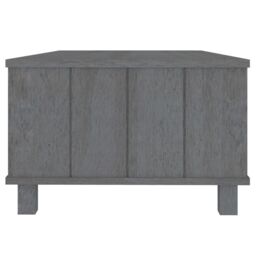 Berkfield Home Coffee Table HAMAR Dark Grey 100x55x35 cm Solid Wood Pine - Size: 100 x 55 x 35 cm - thumbnail 6