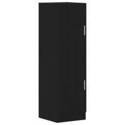Berkfield Home Kitchen Cabinet Black 38x41.5x131.5 cm Engineered Wood - thumbnail 2