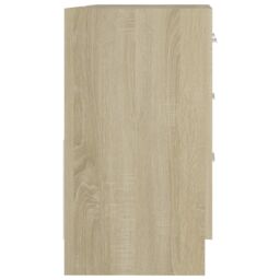 Berkfield Home Sink Cabinet Sonoma Oak 63x30x54 cm Engineered Wood in Brown - Size: 63 x 30 x 54 cm - thumbnail 6