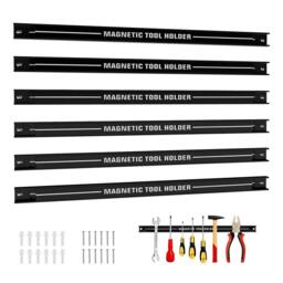 Costway Magnetic Tool Holder Heavy-Duty Magnetic Bar Strong Load Capacity in Black - thumbnail 3
