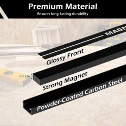 Costway Magnetic Tool Holder Heavy-Duty Magnetic Bar Strong Load Capacity in Black - thumbnail 6