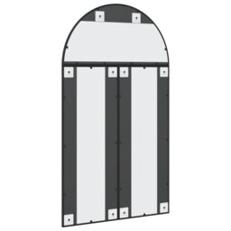 Berkfield Home Wall Mirror Black 80x140 cm Arch Iron - thumbnail 5