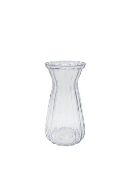 KDMD Glass Olpe Vase 20x10.5cm 2 Pack in Clear - Size: 20x10.5 cm - image 1