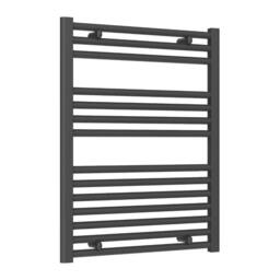 Bathroom Kingdom Diva Anthracite Straight Heated Towel Rail 800x600 in Grey - thumbnail 1