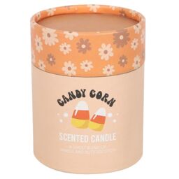 Something Different Candy Corn Vanilla & Butterscotch Scented Candle in Orange - thumbnail 3