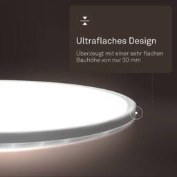 B.K.Licht Ultraslim White 18W IP44 Backlit LED Panel - thumbnail 4
