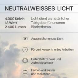 B.K.Licht Ultraslim White 18W IP44 Backlit LED Panel - thumbnail 8