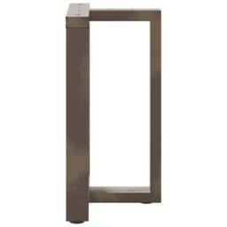 Berkfield Home Modern Dining Table Legs T-Shaped¬†2 pcs Natural Steel 60x35x(72 in Bronze - thumbnail 5