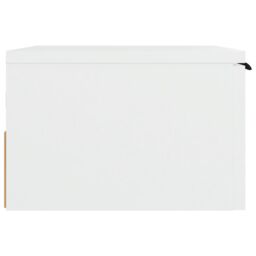 Berkfield Home Wall-mounted Bedside Cabinet White 34x30x20 cm - Size: 34 x 30 x 20 cm - thumbnail 4