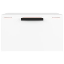Berkfield Home Wall-mounted Bedside Cabinet White 34x30x20 cm - Size: 34 x 30 x 20 cm - thumbnail 3