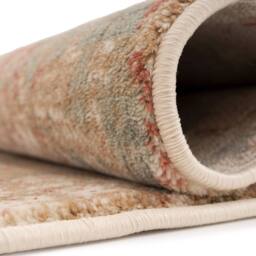 Kukoon Beige Distressed Abstract Soft Pile Living Room Area Rug - Size: 80 cm x 150 cm - thumbnail 9