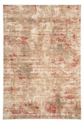 Kukoon Beige Distressed Abstract Soft Pile Living Room Area Rug - Size: 80 cm x 150 cm - thumbnail 1