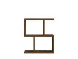 CALICOSY Side Table, 45 Cm Wide - ZET in Walnut - thumbnail 1