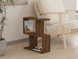 CALICOSY Side Table, 45 Cm Wide - ZET in Walnut - thumbnail 5