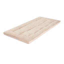 PAWNORA Mattress Toppers 10cm Thick Coffee Single in Brown - thumbnail 3