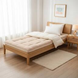 PAWNORA Mattress Toppers 10cm Thick Coffee Single in Brown - thumbnail 5