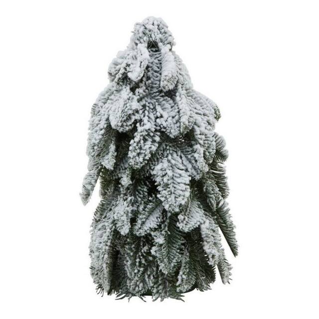 Lemon Pavilion Furniture and Decor Medium Snowy Fir Tree - Plastic - Height 40 cm - White - image 1