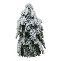 Lemon Pavilion Furniture and Decor Medium Snowy Fir Tree - Plastic - Height 40 cm - White - thumbnail 1